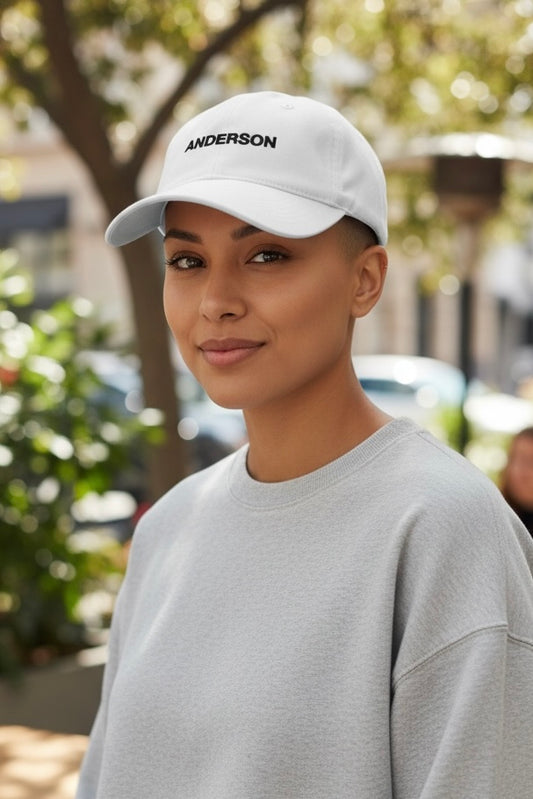 ANDERSON Logo Cap/White Unisex