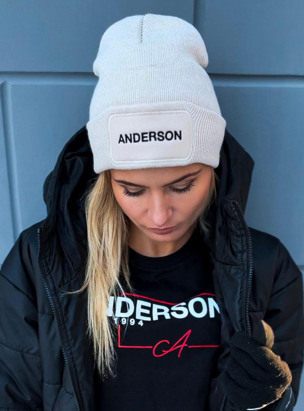 ANDERSON Logo Hat/Beige Unisex